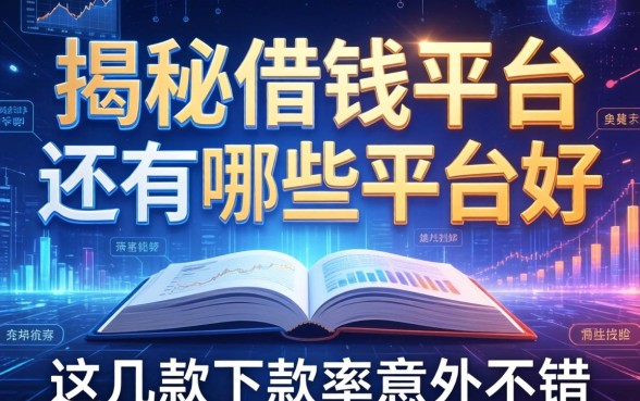 揭秘借钱平台还有哪些平台好，这几款下款率意外不错