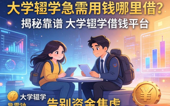 大学辍学急需用钱哪里借？揭秘靠谱的大学辍学借钱平台，告别资金焦虑