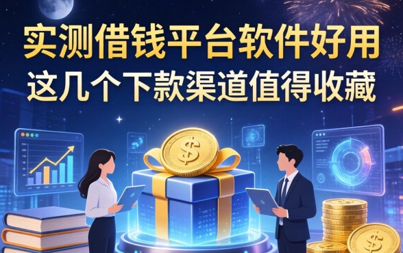 实测借钱平台软件好用，这几个下款渠道值得收藏
