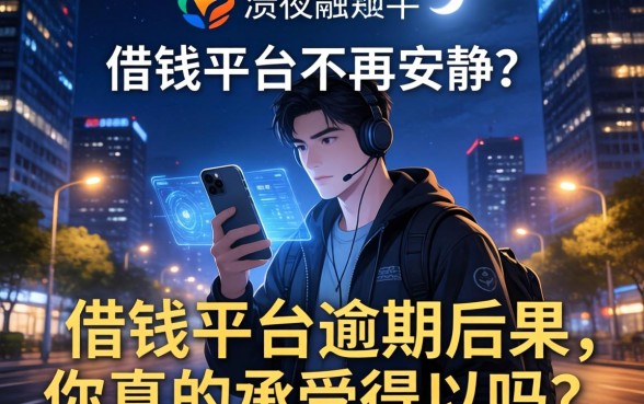 深夜手机不再安静？借钱平台逾期后果你真的承受得起吗？
