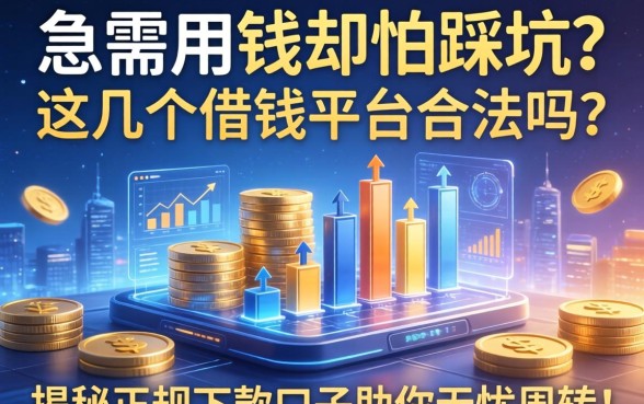急需用钱却怕踩坑？这几个借钱平台合法吗？揭秘正规下款口子助你无忧周转！