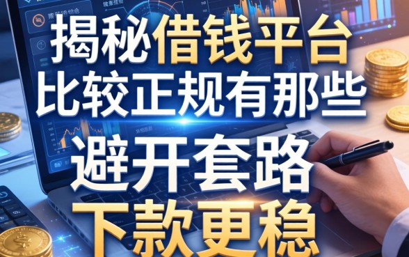 揭秘借钱平台比较正规有那些，避开套路下款更稳