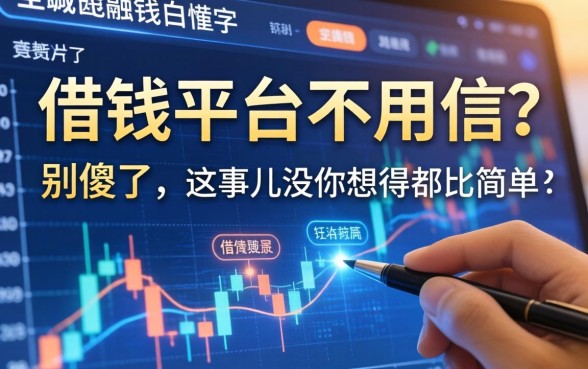 借钱平台不用信？别傻了，这事儿没你想得那么简单