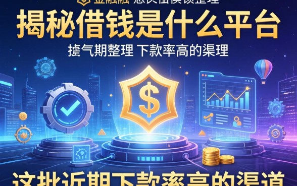 揭秘借钱是什么平台，整理出这批近期下款率高的渠道