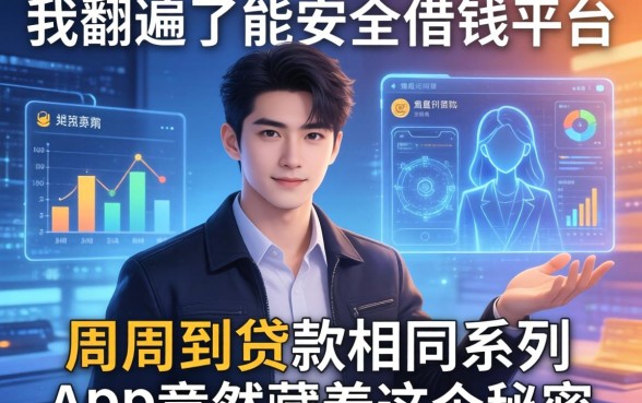 我翻遍了能安全借钱平台，发现周周到贷款相同系列的app竟然藏着这个秘密