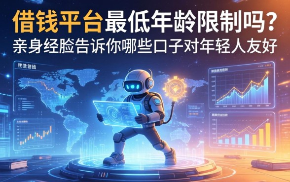 借钱平台最低年龄限制吗？亲身经历告诉你哪些口子对年轻人友好
