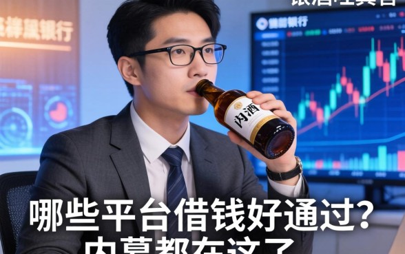 银行经理酒后吐真言：哪些平台借钱好通过？内幕都在这了