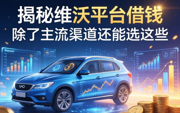 揭秘维沃平台借钱：除了主流渠道还能选这些