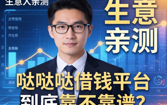 生意人亲测：哒哒哒借钱平台到底靠不靠谱？