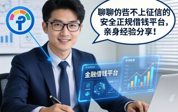 聊聊那些不上征信的安全正规借钱平台，亲身经验分享
