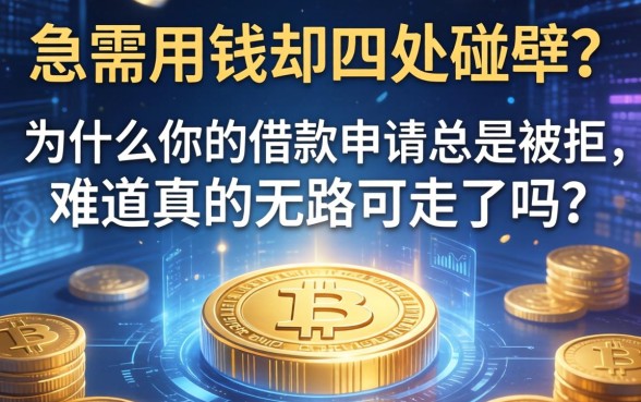 急需用钱却四处碰壁？为什么你的借款申请总是被拒，难道真的无路可走了吗？