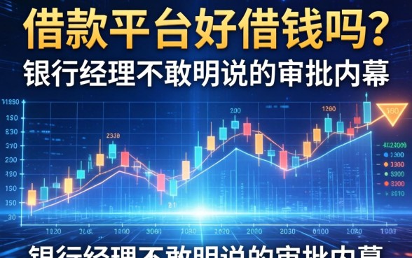 借款平台好借钱吗？银行经理不敢明说的审批内幕