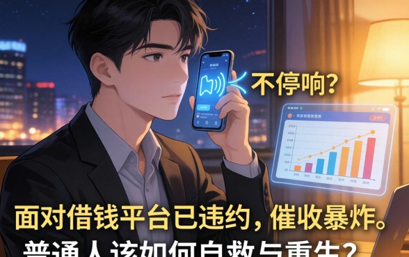 深夜手机不停响？面对借钱平台已违约的催收轰炸，普通人该如何自救与重生？