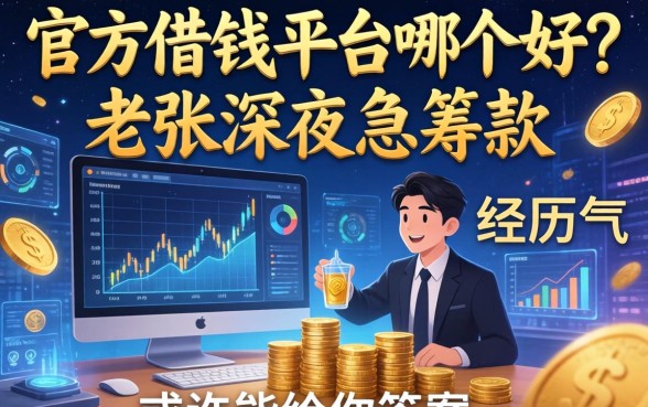 官方借钱平台哪个好？老张深夜急筹款的经历或许能给你答案