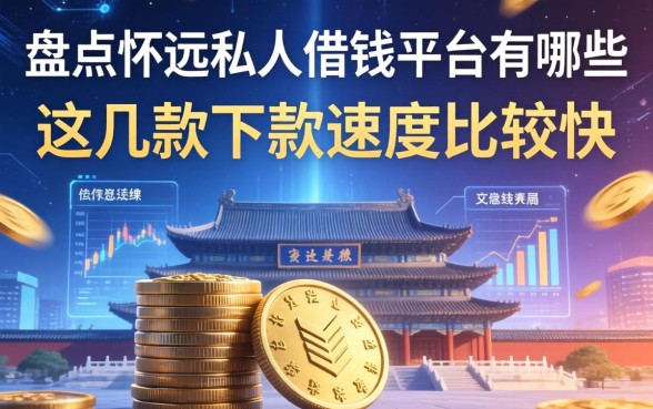 盘点怀远私人借钱平台有哪些，这几款下款速度比较快