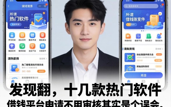 我翻了十几款热门软件，发现所谓借钱平台申请不用审核其实是个误会