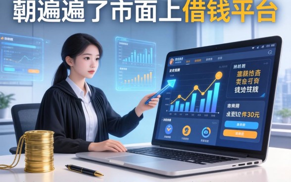 我翻遍了市面上的借钱平台，律师和黑户能下款的口子居然真的存在