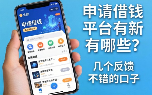 手机申请借钱平台有哪些？整理了几个反馈不错的口子