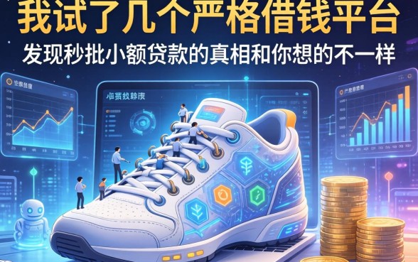 我试了几个不严格借钱平台，发现秒批小额贷款的真相和你想的不一样