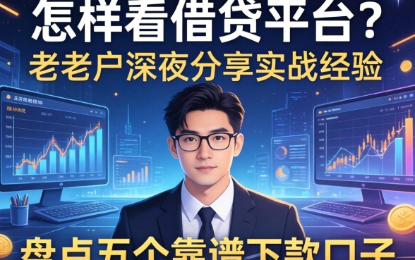 怎样看借钱平台？老用户深夜分享实战经验，盘点五个靠谱下款口子