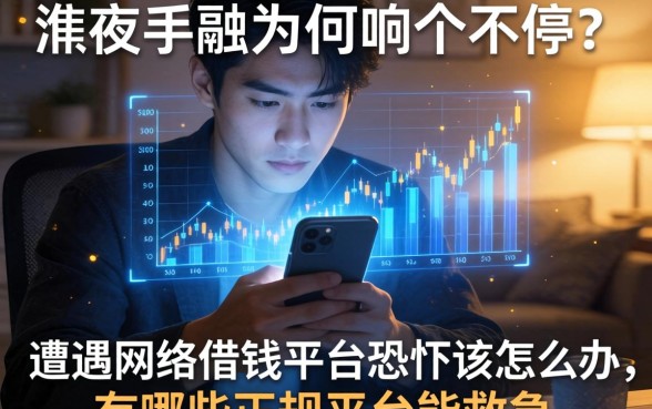 深夜手机为何响个不停？遭遇网络借钱平台恐吓该怎么办，有哪些正规平台能救急？