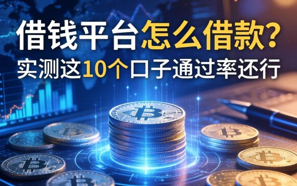 借钱平台怎么借款？实测这10个口子通过率还行