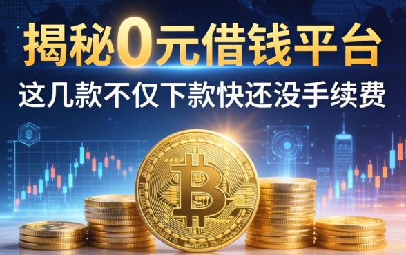 揭秘0元借钱平台：这几款不仅下款快还没手续费