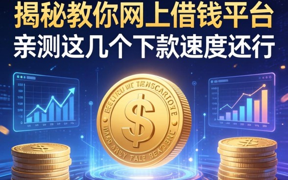 揭秘教你网上借钱平台：亲测这几个下款速度还行