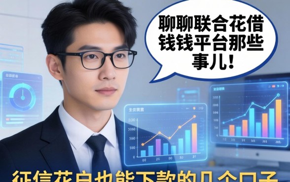 聊聊联合花借钱平台那些事儿：征信花户也能下款的几个口子