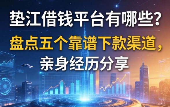 垫江借钱平台有哪些？盘点五个靠谱下款渠道，亲身经历分享