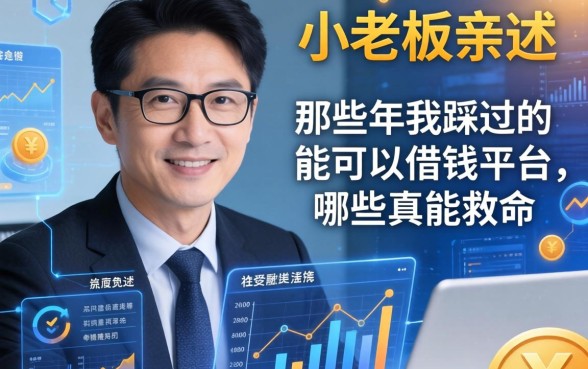 小老板亲述：那些年我踩过的能可以借钱平台，哪些真能救命