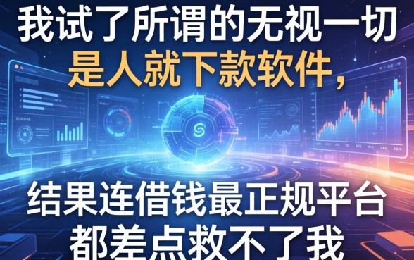 我试了所谓的无视一切是人就下款软件，结果连借钱最正规平台都差点救不了我