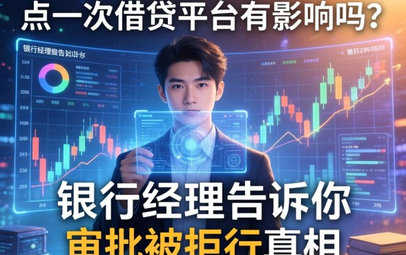 点一次借钱平台有影响吗？银行经理告诉你审批被拒的真相