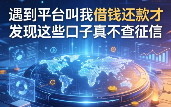 遇到平台叫我借钱还款才发现这些口子真不查征信