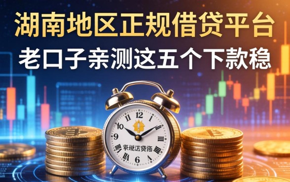 湖南地区正规借贷平台有哪些？老口子亲测这五个下款稳