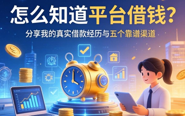 怎么知道平台借钱？分享我的真实借款经历与五个靠谱渠道