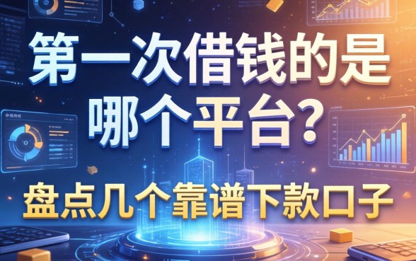 第一次借钱的是哪个平台？盘点几个靠谱下款口子