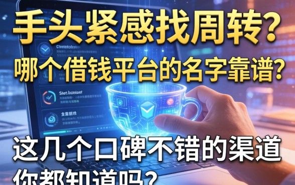 手头紧想找周转？哪个借钱平台的名字靠谱？这几个口碑不错的渠道你都知道吗？