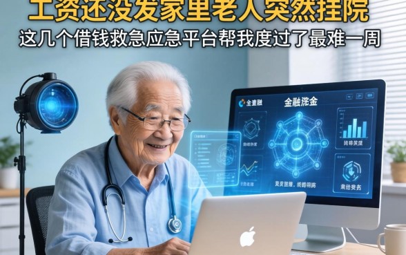 工资还没发家里老人突然住院，这几个借钱救急应急平台帮我度过了最难的一周