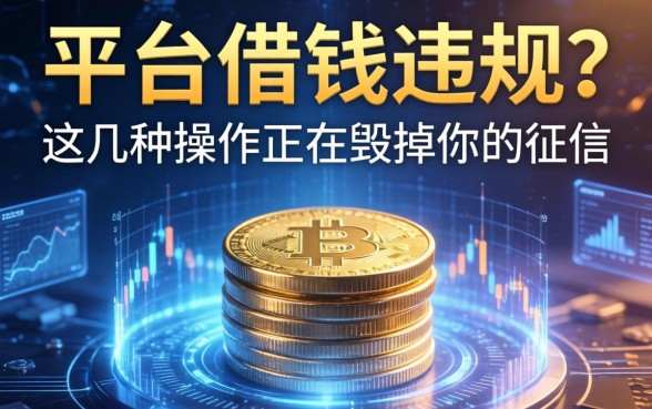 平台借钱违规？这几种操作正在毁掉你的征信