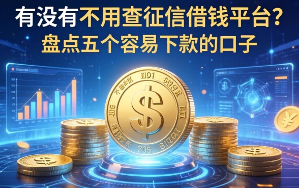 有没有不用查征信借钱平台？盘点五个容易下款的口子