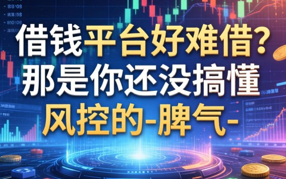 借钱平台好难借？那是你还没搞懂风控的-脾气-