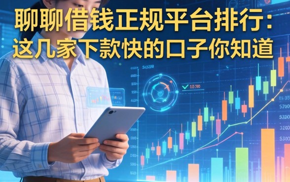 聊聊借钱正规平台排行：这几家下款快的口子你知道吗