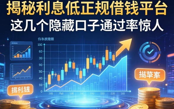 揭秘利息低的正规借钱平台，这几个隐藏口子通过率惊人