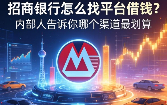 招商银行怎么找平台借钱？内部人告诉你哪个渠道最划算