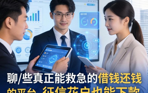 聊聊那些真正能救急的借钱还钱的平台，征信花户也能下款