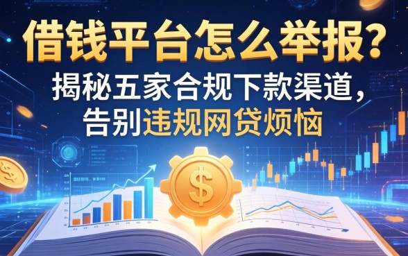 借钱平台怎么举报？揭秘五家合规下款渠道，告别违规网贷烦恼