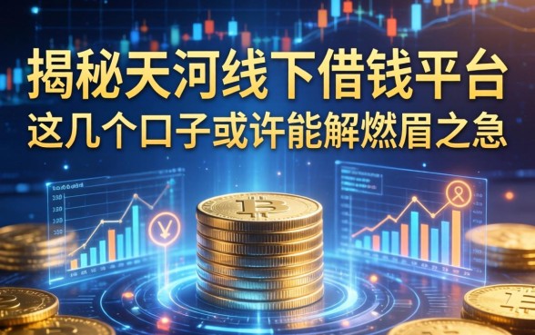揭秘天河线下借钱平台：这几个口子或许能解燃眉之急