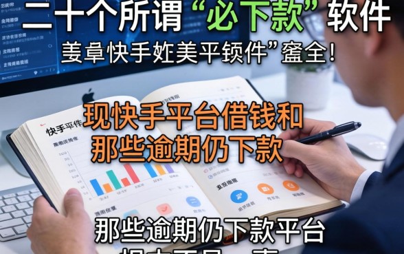 我翻了二十个所谓“必下款”软件，发现快手平台借钱和那些逾期仍下款的平台根本不是一回事