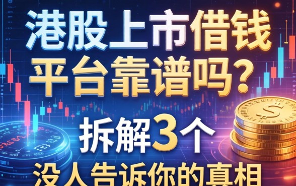 港股上市借钱平台靠谱吗？拆解3个没人告诉你的真相